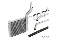 Heater radiator, interior heating