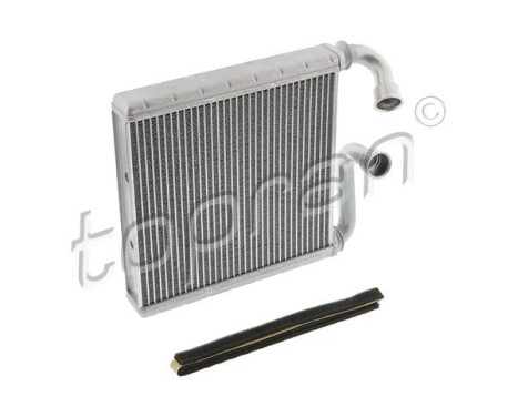 Heater radiator, interior heating