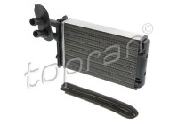 Heater radiator, interior heating