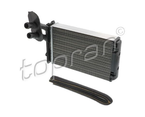 Heater radiator, interior heating