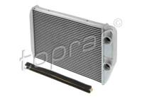 Heater radiator, interior heating