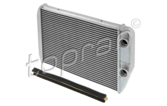 Heater radiator, interior heating