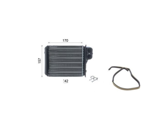 Heater radiator, interior heating, Image 11