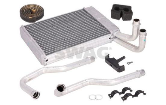 Heater radiator, interior heating