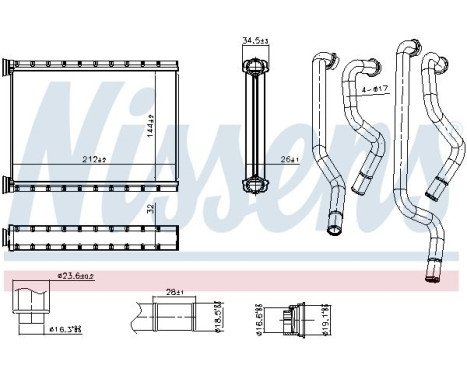 Heater radiator, interior heating, Image 8