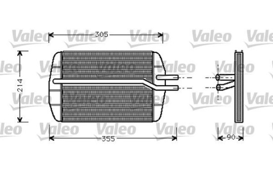 Heater radiator, interior heating