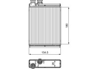 Heater radiator, interior heating