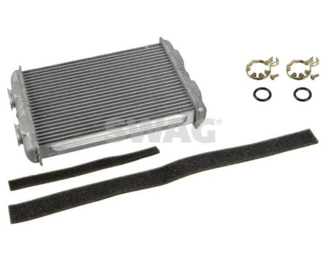Heater radiator, interior heating