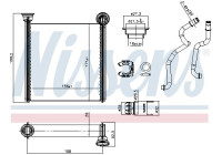 Heater radiator, interior heating