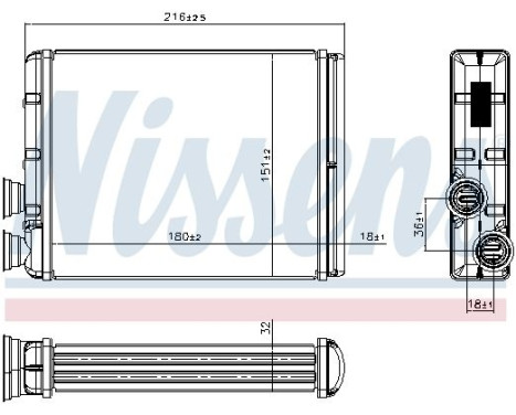 Heater radiator, interior heating, Image 6