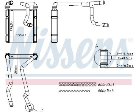 Heater radiator, interior heating, Image 5