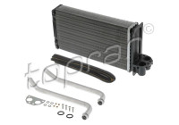 Heater radiator, interior heating
