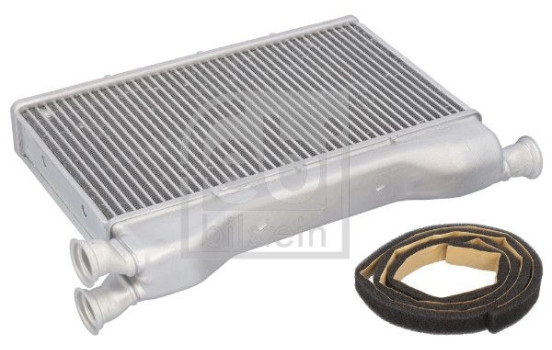 Heater radiator, interior heating