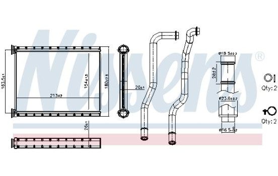 Heater radiator, interior heating, Image 7