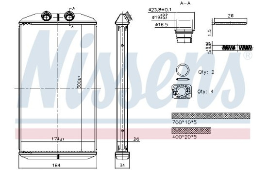 Heater radiator, interior heating, Image 7