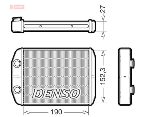 Heater radiator, interior heating