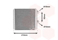 Heater radiator, interior heating