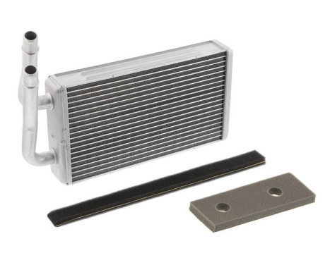 Heater radiator, interior heating