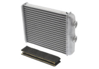 Heater radiator, interior heating