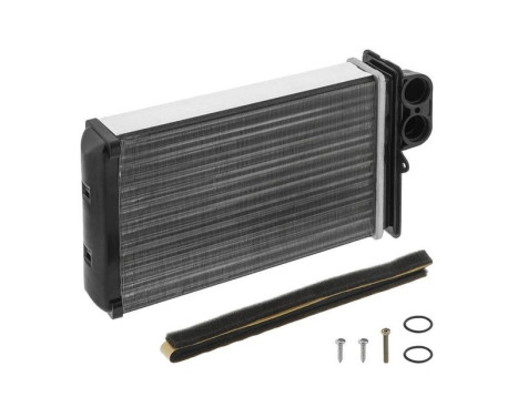Heater radiator, interior heating