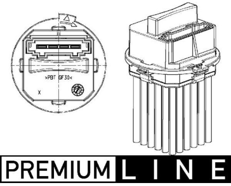 Regulator, passenger compartment fan BEHR *** PREMIUM LINE ***, Image 2