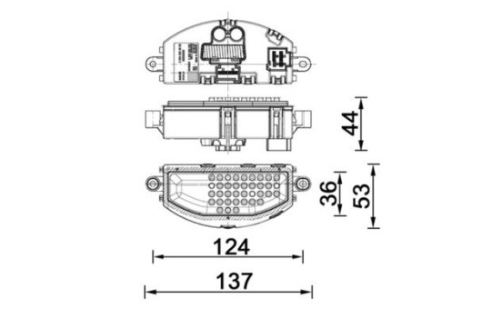 Regulator, passenger compartment fan BEHR *** PREMIUM LINE ***