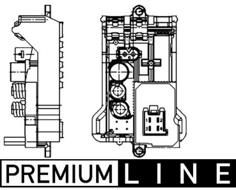 Regulator, passenger compartment fan BEHR *** PREMIUM LINE ***