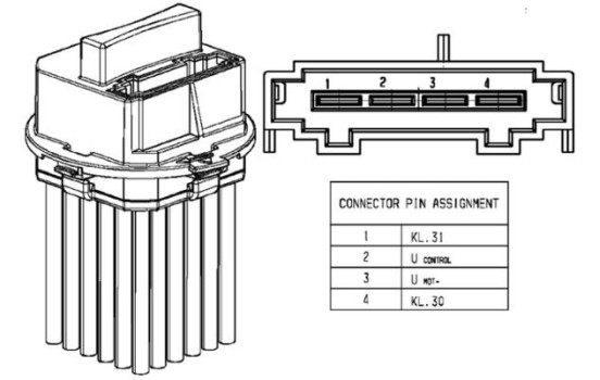 Regulator, passenger compartment fan BEHR *** PREMIUM LINE ***