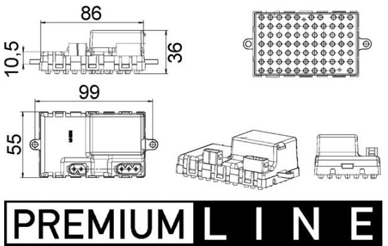 Regulator, passenger compartment fan BEHR *** PREMIUM LINE ***, Image 2