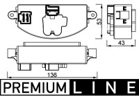 Regulator, passenger compartment fan BEHR *** PREMIUM LINE ***
