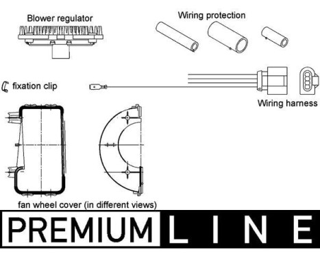 Regulator, passenger compartment fan BEHR *** PREMIUM LINE ***