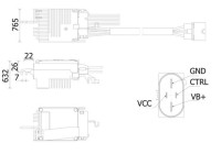 Regulator, passenger compartment fan BEHR