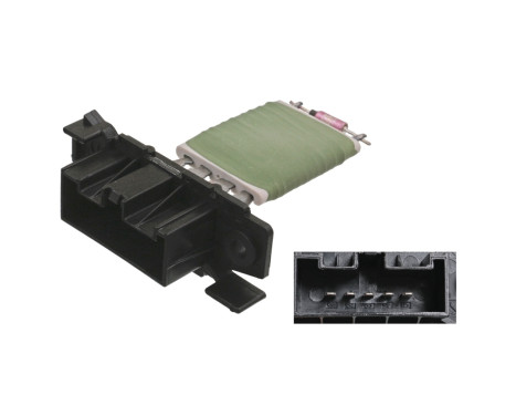Resistor, interior blower 100043 FEBI