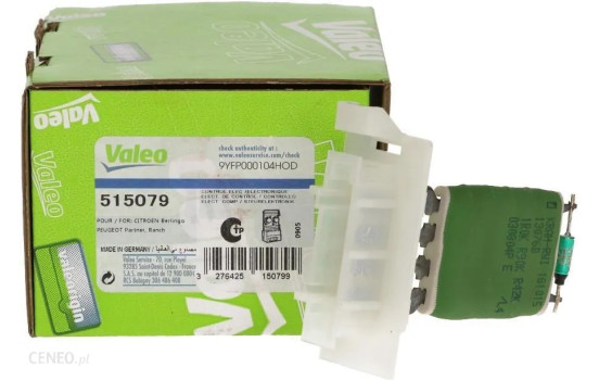 Resistor, interior blower 515079 Valeo