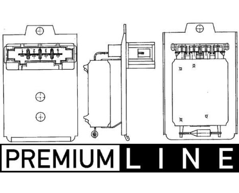 Resistor, interior blower BEHR *** PREMIUM LINE ***