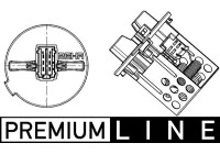Resistor, interior blower BEHR *** PREMIUM LINE ***
