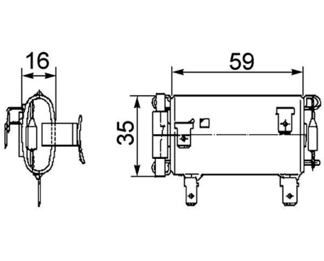 Resistor, interior blower BEHR *** PREMIUM LINE ***, Image 2