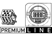 Resistor, interior blower BEHR *** PREMIUM LINE ***