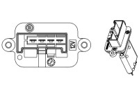 Resistor, interior blower BEHR *** PREMIUM LINE ***