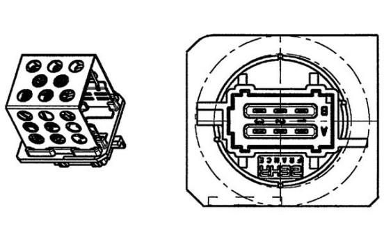 Resistor, interior blower PREMIUM LINE