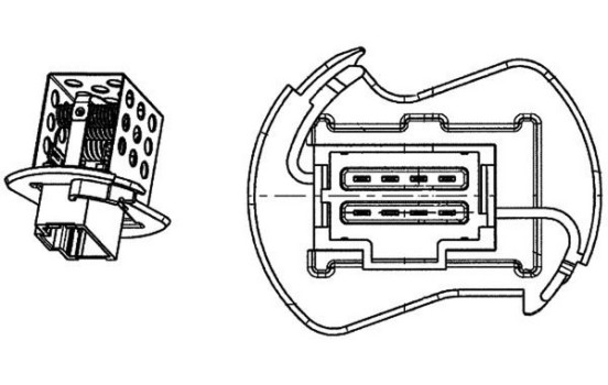 Resistor, interior blower PREMIUM LINE