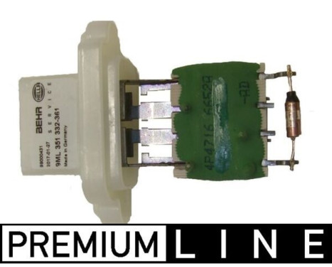 Resistor, interior blower PREMIUM LINE