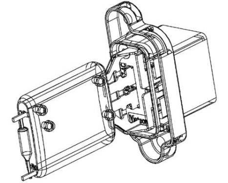 Resistor, interior blower PREMIUM LINE, Image 2