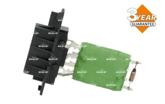 Resistor, interior blower