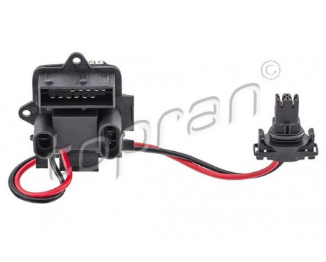 Resistor, interior blower