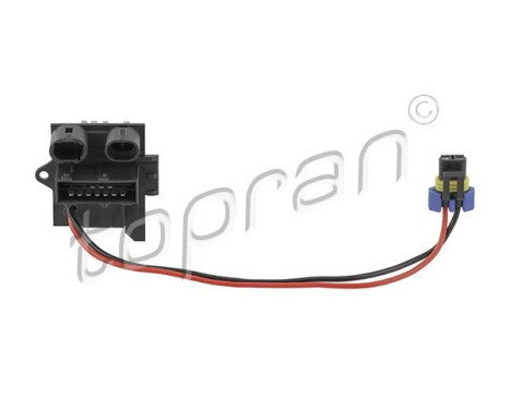 Resistor, interior blower