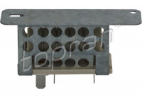 Resistor, interior blower