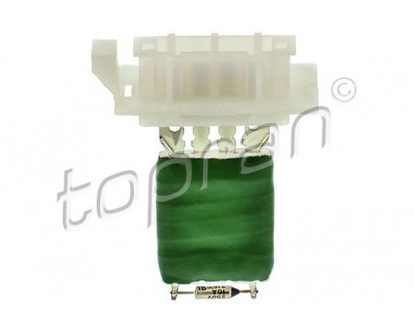 Resistor, interior blower