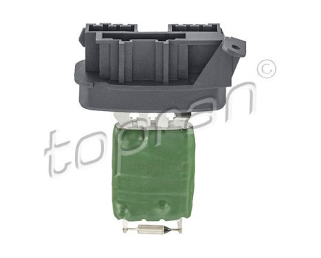 Resistor, interior blower