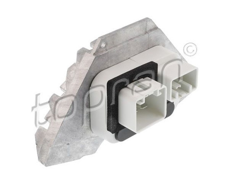 Resistor, interior blower